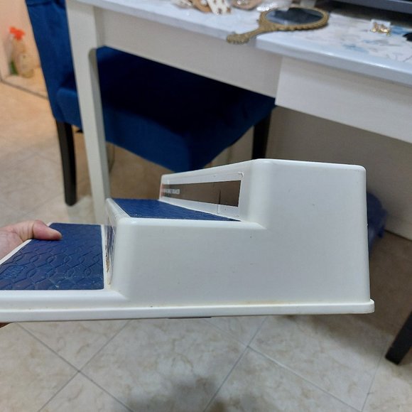 Copco Non Skid Shelf Organizer  15 X 9 X 3 NAVY BLUE 3 Tiers - Picture 9 of 10